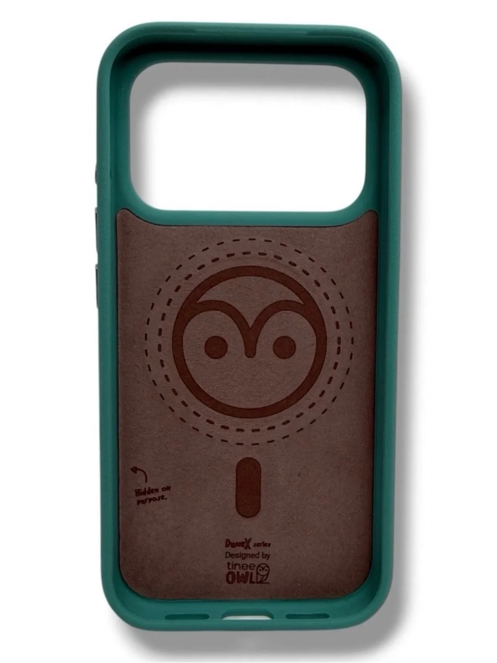 TineeOwl DuneX iPhone 17 Pro Case MagSafe Slim Textured TPU Green in Denial